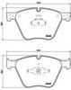 BMW 34114065325 Brake Pad Set, disc brake